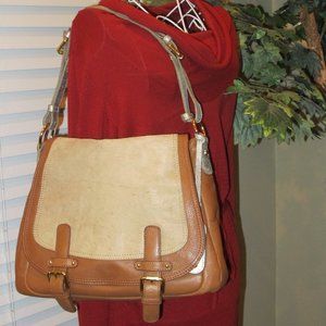 Cynthia Rowley Leahter PonyHair Shoulder Bag